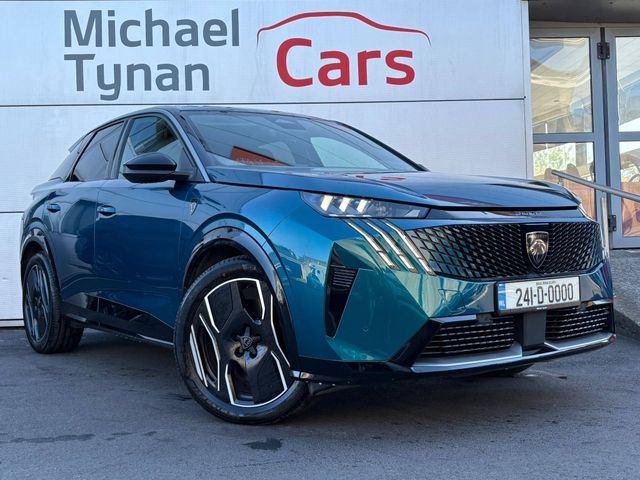 Image for 2024 Peugeot 3008 GT Line 73kwh Auto (210bhp) Tinted Glass, 19" Alloys, Camera, CarPlay, 1/2 Leather - First Registered July 2024 - Trade in Price €31, 888