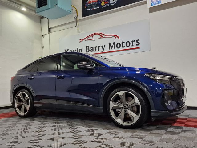 Image for 2024 Audi Q4 e-tron 45 SPORTBACK BLACK EDITION 282BHP (82KWH BATTERY) AUTOMATIC **ONE OWNER / 21" ALLOYS / ADAPTIVE CRUISE / ELECTRIC BOOTLID / FULL LEATHER / HEATED SEATS / SONOS PREMIUM SOUND / REVERSE CAMERA**