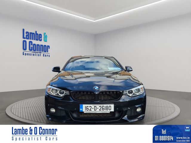 Image for 2016 BMW 4 Series 420d X DRIVE M SPORT GRAN COUPE * AUTOMATIC * CREAM LEATHER * FULL SERVICE HISTORY * HARMON KARDON AUDIO * HEATED SEATS * REVERSE CAMERA * * LOW KMS * BEST AVAILABLE * 