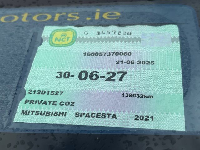 Image for 2021 Mitsubishi Space Star 5MT Invite 4DR