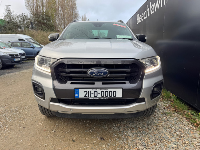Image for 2021 Ford Ranger 2.0 BI-TURBO 209 BHP AUTO // PRICE EXCL. VAT // VERY LOW MILEAGE // STUNNING CONDITION // LEATHER, REVERSE CAMERA AND SAT NAV // 