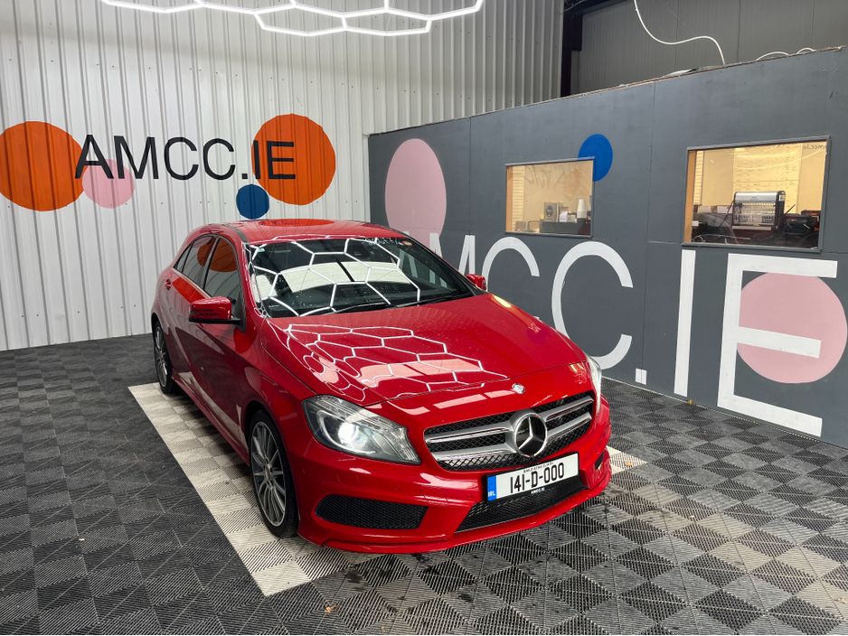 Image for 2014 Mercedes-Benz A Class €13950! 2014 MERCEDES-BENZ A CLASS AUTOMATIC AMG-LINE A180 SPORTS 1.6L PETROL / 55K KMS / ADAPTIVE CRUISE CONTROL, REVERSE CAMERA & MORE
