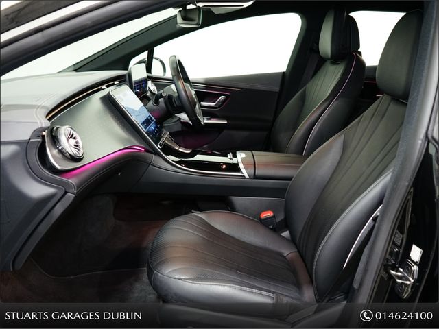 Image for 2024 Mercedes-Benz EQE 300 4DR AUTO*Adaptive High Beam Assist, Comfort Seats Cup/Bottle Holder Trim and Upholstery Leather, -black / space grey (201A) Anthracite linestructure lime wood Display Package*