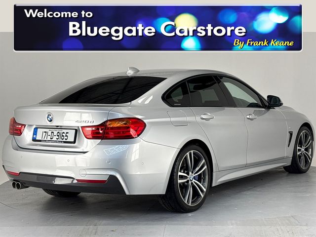 Image for 2017 BMW 4 Series 420D M SPORT**HARMON KARDON SOUNDSYSTEM**HEATED CREAM LEATHER INTERIOR**DRIVE MODES**PADDLE SHIFTERS**WIDE I-DRIVE SCREEN**BLUETOOTH MEDIA**CRUISE CONTROL**REVERSE CAMERA**PARKING SENSORS**ISOFIX**