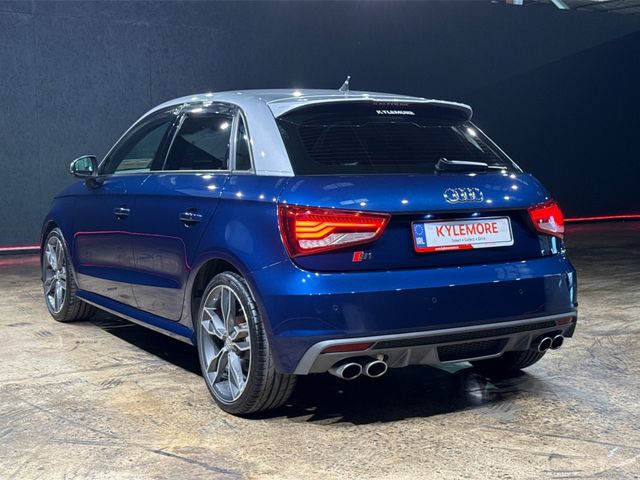 Image for 2017 Audi S1 2.0 AUTOMATIC - FACTORY ALLOYS - FULL BLACK LEATHER - BLUE/WHITE TWO TONE - MUTLI FUNCTION STEERING WHEEL - HEATED SEATS 