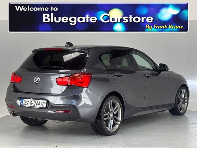 Image for 2018 BMW 1 Series I M SPORT**MULTIFUNCTIONAL STEERING WHEEL**TOUCH SCREEN MEDIA DISPLAY**BLUETOOTH**NAVIGATION**DRIVE MODES**FRONT HEATED SEATS**KEYLESS START**FINANCE AVAILABLE**