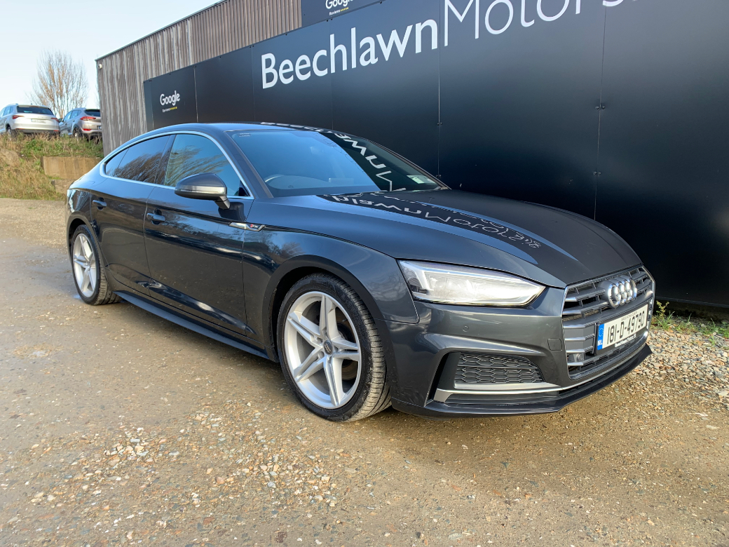 Image for 2018 Audi A5 2.0 TFSI 190 BHP S LINE AUTO SPORTBACK // STUNNING CAR // 01/26 NCT // HEATED SEATS, SAT NAV AND CRUISE CONTROL // 