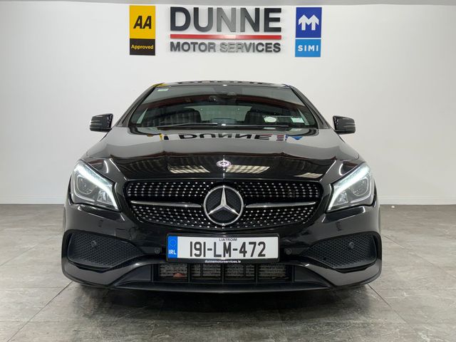 Image for 2019 Mercedes-Benz CLA Class **4 MATIC **AMG **NIGHT EDITION **187 BHP **MULTIPLE DRIVING MODES **18'' DIAMOND CUT WHEELS **HEATED FULLY ELECTRIC SEATS **HALF LEATHER HALF ALCANTARA SEATS **AMBIANT INTERIOR LIGHTING **