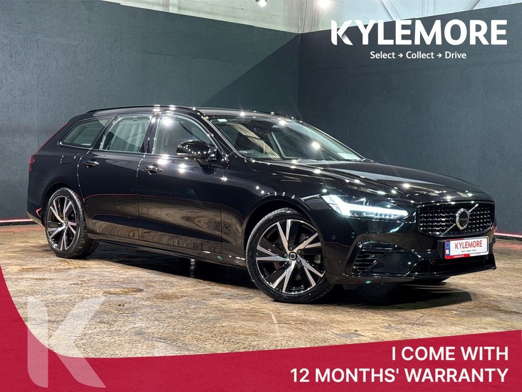 Image for 2023 Volvo V90 RECHARGE T6 PLUS AWD - 360 REVERSE CAMERA - FULL LEATHER ELECTRIC HEATED SEATS FRONT & REAR, STEERING WHEEL - DIAMOND CUT ALLOY WHEELS