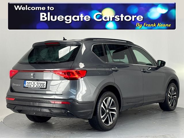 Image for 2020 SEAT Tarraco 1.5 TSI 150HP 7SEATER**DIGITAL DASH**MULTIFUNCTIONAL STEERING WHEEL**KEYLESS START**DRIVE MODES**GREY CLOTH INTERIOR**REVERSE CAMERA**PARKING SENSORS**FINANCE AVAILABLE**