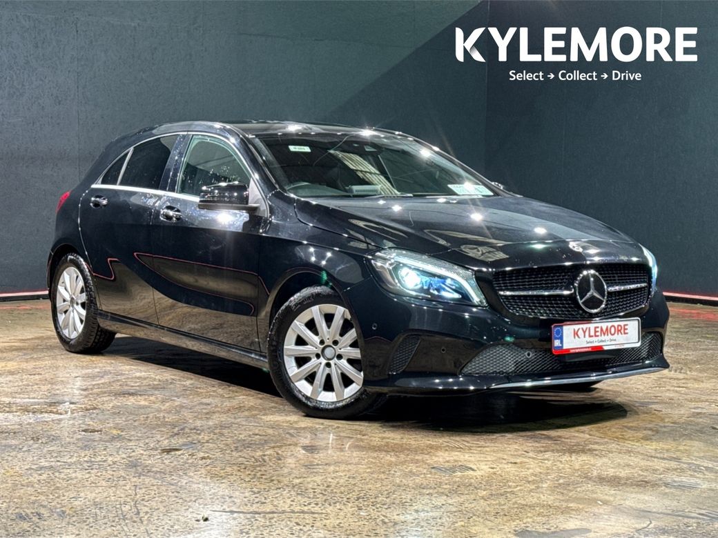 Image for 2018 Mercedes-Benz A Class A180 1.6 AUTOMATIC - BLACK HALF LEATHER - FACTORY ALLOYS - PADDLE SHIFT - REAR CAMERA