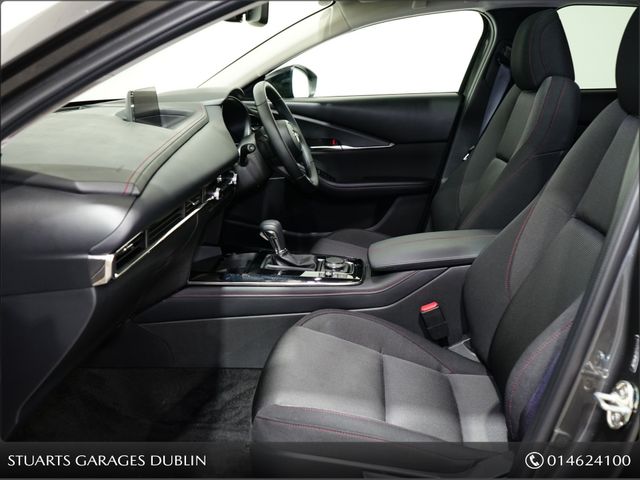 Image for 2023 Mazda CX-30 2.0P M-HYBRID HOMURA AUTO*ELECTRIC TAILGATE, KEYLESS, HEADS UP, NAV, TRAFFIC SIGN RECOGNITION, REAR CAMERA, ADAP CRUISE, LANE DEPARTURE, HEATED SEATS, DUAL CLIMATE, BLIND SPOT DETECTION, PRIVACY 