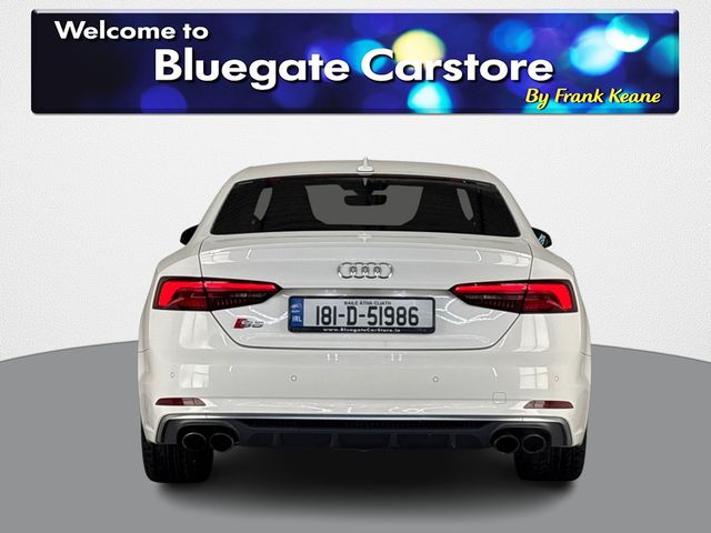 Image for 2018 Audi S5 TFSI QUATTRO 2DR A 3.0TFSI 354BHP NEW NCT*BLACK LEATHER INTERIOR**FRONT HEATED SEATS**DIGITAL MEDIA DISPLAY**PARKING SENSORS**DRIVE MODES**BLUETOOTH**KEYLESS START**UPGRADED ALLOYS**FINANCE ARRANGED**
