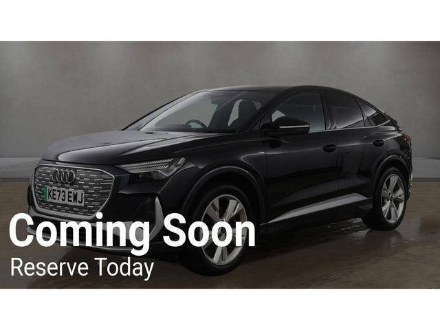 Image for 2024 Audi Q4 e-tron 45 SPORTBACK S LINE 282BHP AUTOMATIC **ONE OWNER / 20" ALLOYS / APPLE CARPLAY / ADAPTIVE CRUISE CONTROL / MATRIX LED HEADLIGHTS / HEATED FRONT SEATS / SONOS PREMIUM SOUND / SAT NAV / REVERSE CAMERA**