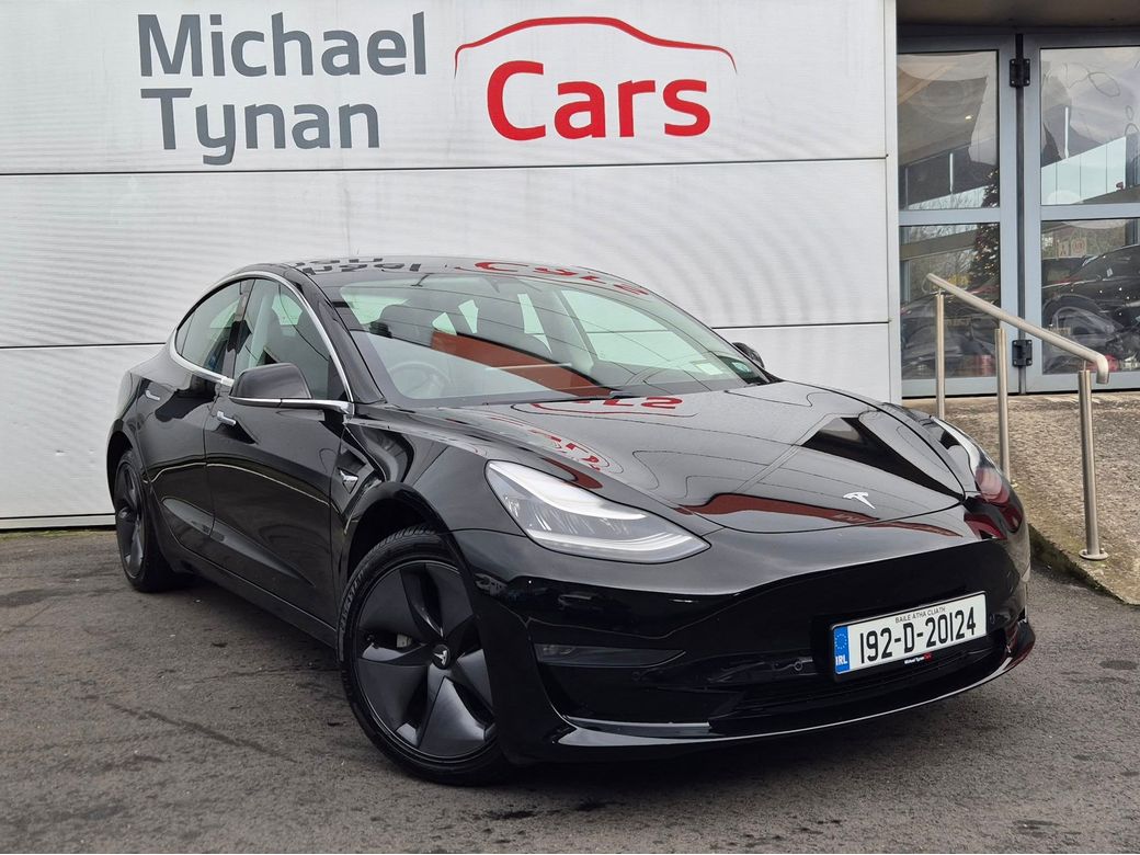 Image for 2019 Tesla Model 3 RWD Auto, Irish Car, Black Leather, Heated Seats & Steering Wheel, Glass Roof, Sat Nav, Camera, Electric Tailgate, 2 Keys - First Registered in September 2019 - Trade in Price €19, 777.