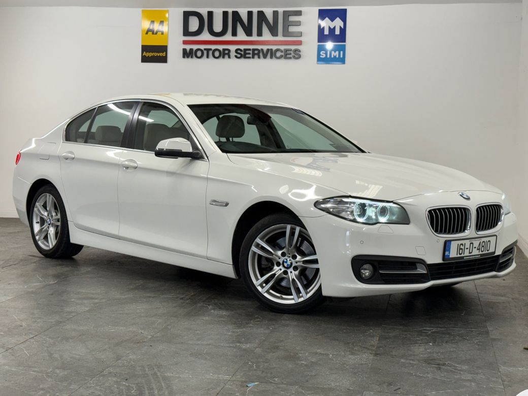 Image for 2016 BMW 5 Series **SE MODEL **2 KEYS **MULTIPLE SERVICE HISTORY **HEATED CREAM LEATHER SEATS **ELECTRIC FRONT SEATS **LED HEADLIGHTS AND TAILIGHTS **MULTI FUNCTION STEERING WHEEL **CRUISE CONTROL **DUAL DGITAL CLIMATE