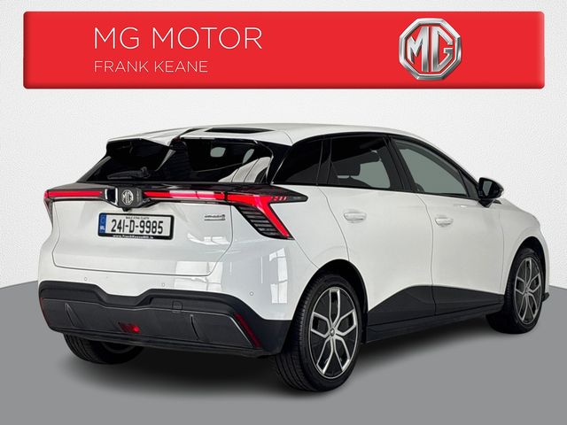 Image for 2024 MG MG4 LR - EXCLUSIVE- 64KWH **FULL BLACK INTERIOR**REVERSE CAMERA**HEATED STEERING WHEEL**FRONT HEATED SEATS**REVERSE SENSORS**FRONT CAMERA**WIRELESS PHONE CHARGING**APPLE CARPLAY**ANDROID AUTO**