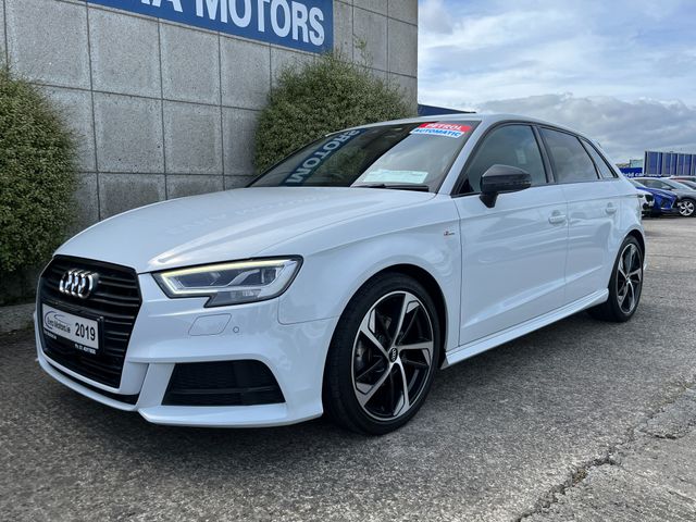 Image for 2019 Audi A3 HATCHBACK S-LINE BLACK EDITION AUTOMATIC 1.4 PETROL //HIGH SPEC//HALF LEATHER HEATED SEATS//REVERSE CAMERA//KEYLESS ENTRY//ADAPTIVE CRUISE CONTROL//