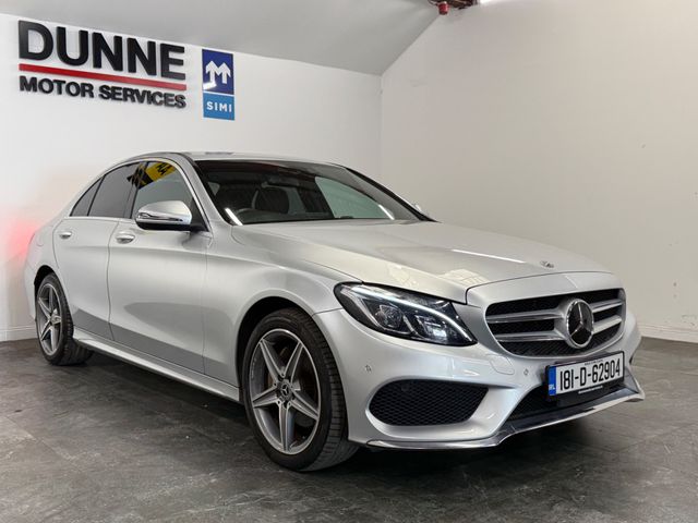 Image for 2018 Mercedes-Benz C 220 **AMG **MULTI FUNCTION STEERING WHEEL **MULTI FUNCTION CENTRE CONSOLE **HEATED SEATS **ELECTRIC MEMORY SEATS **AMBIANT INTERIOR LIGHTS **LANE ASSIST **ADAPTIVE CRUISE CONTROL **DUAL DIGITAL CLIMATE C