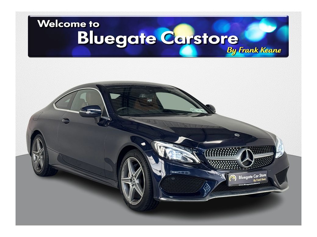 Image for 2019 Mercedes-Benz C Class 180 AMG SPORT 2DR AUTO COUPE **BROWN AND BLACK LEATHER INTERIOR**FRONT HEATED SEATS**CRUISE CONTROL**USB CHARGING PORTS**REVERSE CAMERA**PARKING SENSORS**18 INCH ALLOY WHEELS**BLUETOOTH AUDIO**
