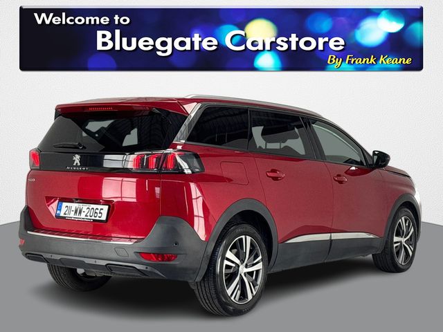 Image for 2021 Peugeot 5008 1.5 BLUE HDI ALLURE 129BH**7 SEATER**Touchscreen Media**Digital Dash**Reverse Camera**Apple CarPlay** Half Black Leather Interior**Keyless Start**Multifunctional Steering Wheel**Sat Navigation**Isofix