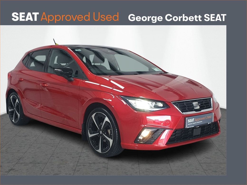 Image for 2023 SEAT Ibiza FR 1.0TSi 95hp Low Mileage, Sunroof (From €80 per week)