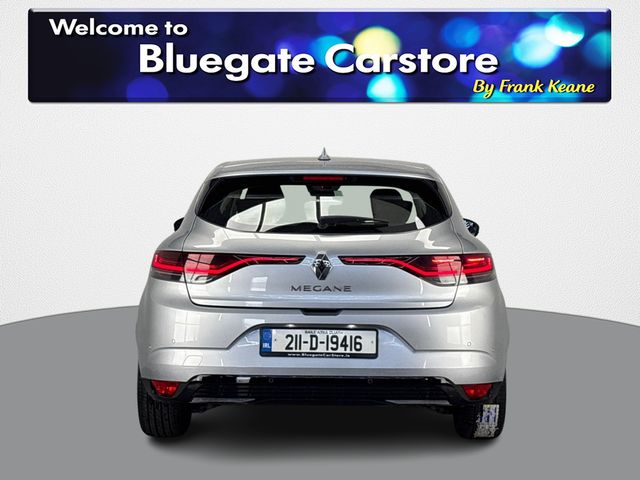 Image for 2021 Renault Megane IV ICONIC BLUE DCI 115**MULTIFUNCTIONAL STEERING WHEEL**DIGITAL DASH**AMBIENT LIGHTING**KEYLESS START**BLACK CLOTH INTERIOR**ELECTRIC HANDBRAKE**AIR CONDITIONING**TOUCH SCREEN MEDIA DISPLAY**