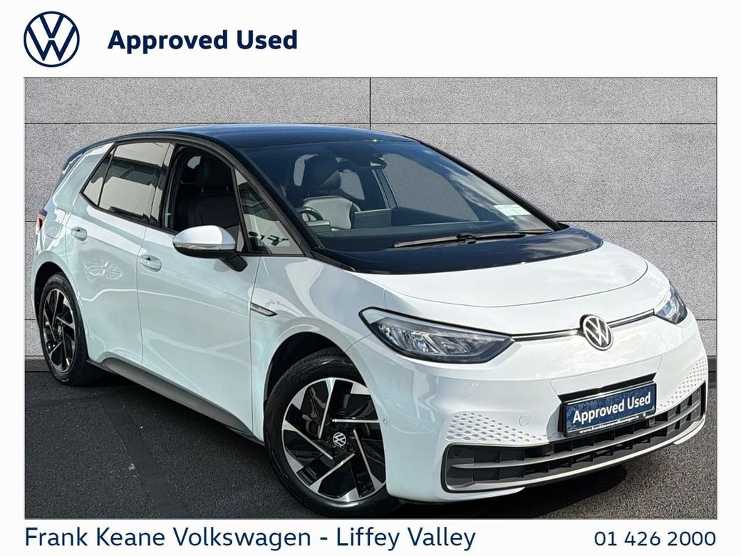 Image for 2023 Volkswagen ID.3 58KWH LIFE DX 204HP *GLACIER WHITE METALLIC* *PRIVACY GLASS* *18" ALLOYS* *HEATED SEATS* *CARPLAY / ANDROID AUTO* *BATTERY CERTIFIED* *PCP FINANCE AVAILABLE*