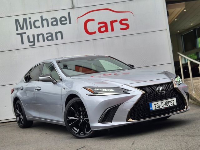 Image for 2023 Lexus ES 300h 2.5 Petrol Hybrid F Sport Automatic (218bhp) Electric Sunroof, Upgraded Sterio ( Mark Levinson), CarPlay, Black Leather, 19" Black Alloys 