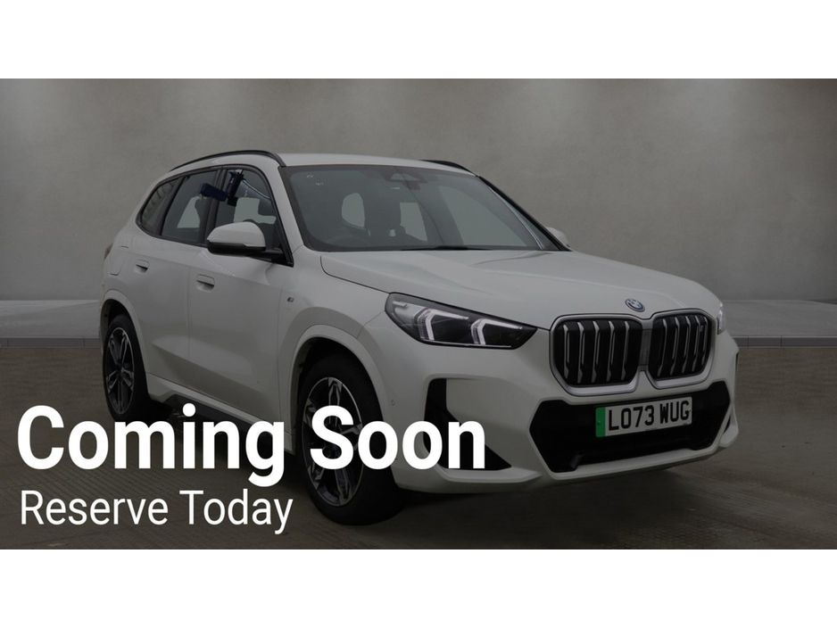 Image for 2023 BMW iX1 30 M SPORT X-DRIVE AUTOMATIC **ONE OWNER / TOP SPEC / APPLE CARPLAY / COMFORT ACCESS / ELECTRIC BOOTLID / HEATED FRONT SEATS / REVERSE CAMERA / WIRELESS PHONE CHARGING / BMW WARRANTY UNTIL 12/2026**