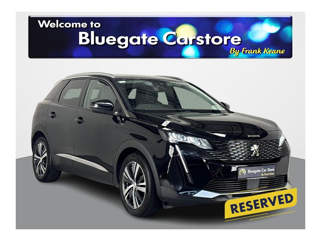 Image for 2021 Peugeot 3008 FL ALLURE 1.6 PHEV 225 **FULL BLACK HALF LEATHER INTERIOR**APPLE CARPLAY**ANDROID AUTO**REVERSE CAMERA**FULL DIGITAL DASH**TOUCHSCREEN INFOTAINMENT SCREEN**DRIVE MODES**BLIND SPOT INDICATORS**