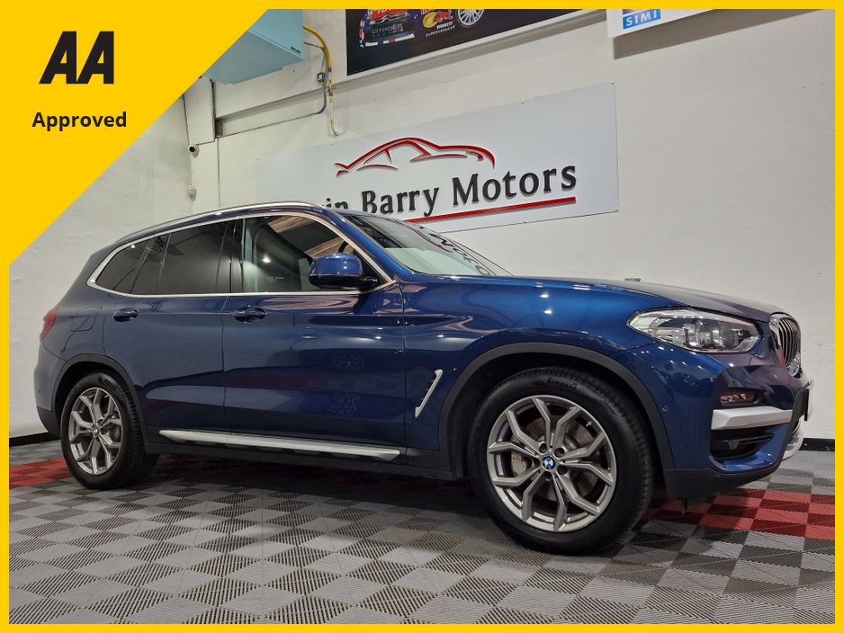 Image for 2021 BMW X3 30E XLINE X-DRIVE AUTOMATIC **ONE OWNER / APPLE CARPLAY / CRUISE CONTROL / ELECTRIC BOOTLID / FULL BLACK LEATHER / HEATED FRONT SEATS / SAT NAV / REVERSE CAMERA / FULL BMW SERVICE RECORD**