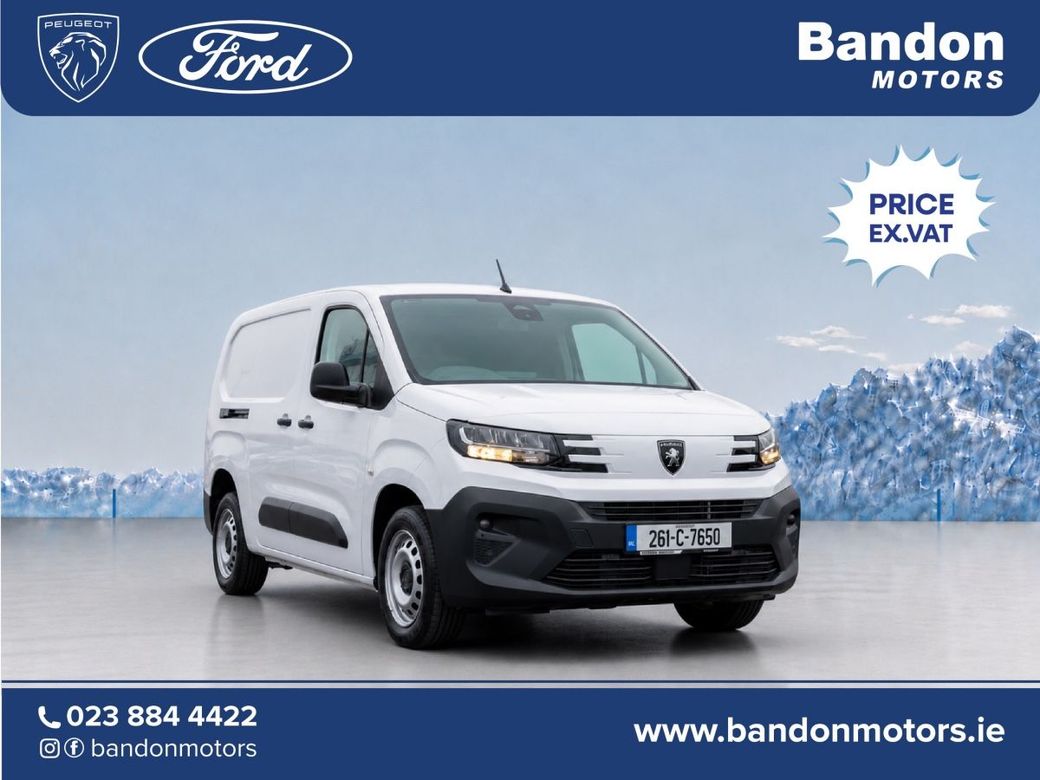 Image for 2026 Peugeot Partner PARTNER PROF PLUS 1.5 HDI 100, 5 Years Manufacturer Warranty or 200, 000 kms