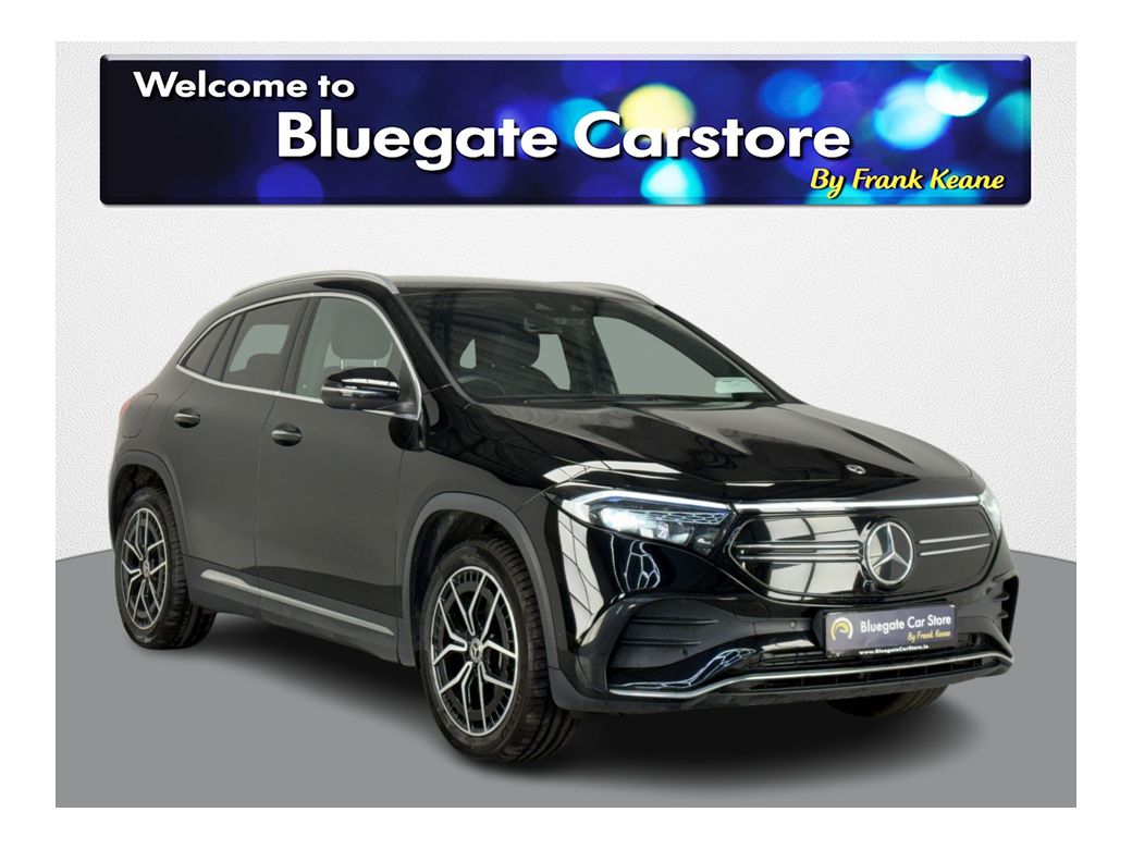 Image for 2023 Mercedes-Benz EQA 250+ AMG LINE PREMIUM **FULL BLACK INTERIOR**HALF LEATHER HALF ALCANTARA SEATS**FRONT HEATED SEATS**TOUCHSCREEN INFOTAINMENT SCREEN**360 CAMERAS**FULL DIGITAL DASH**USB CHARGING PORTS**APPLE CARPLAY**