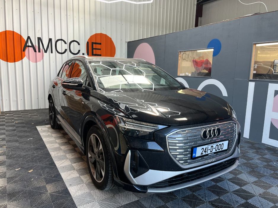 Image for 2024 Audi Q4 e-tron 2024 AUDI Q4 E-TRON 40S LINE AUTOMATIC / CRUISE CONTROL / PARKING CAMERA / PADDLE SHIFTERS / AMBIENT LIGHTS / APPLE CARPLAY AND MORE
