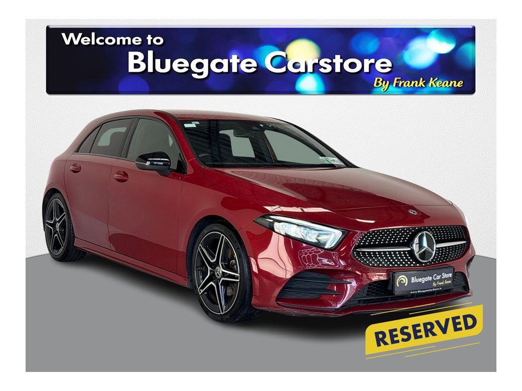 Image for 2020 Mercedes-Benz A Class 180 PETROL**AMG SPEC**NEW NCT**DIGITAL DASH**TOUCH SCREEN MEDIA DISPLAY**HALF ALCANTARA INTERIOR/HALF LEATHER**REVERSE CAMERA**FRONT HEATED SEATS**AMG ALLOYS**DYNAMIC DRIVE MODES**