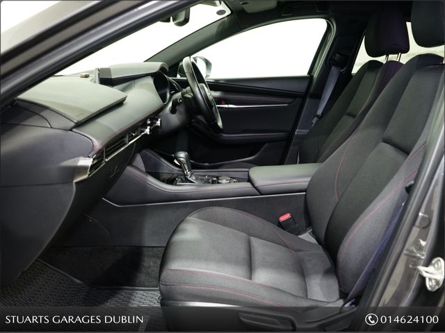 Image for 2022 Mazda Mazda3 2.0P 122PS AUTO HOMURA 5 DOOR*1 LADY OWNER, 1 YEAR WARRANTY, @ MAZDA SOUTH DUBLIN, WIRELESS CHARGER, WIRELESS CARPLAY, KEYLESS, HEADS UP, NAV, TRAFFIC SIGN RECOGNITION, REAR CAMERA, ADAP CRUISE, LA