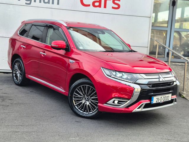 Image for 2021 Mitsubishi Outlander PHEV G 2.4 Petrol Auto 4WD, Privacy, CarPlay, Camera, 1/2 Leather, Heated Seats & Steering Wheel, 18" Alloys, Electric Tailgate- First Reg in 2021 - Trade in Price €26, 888