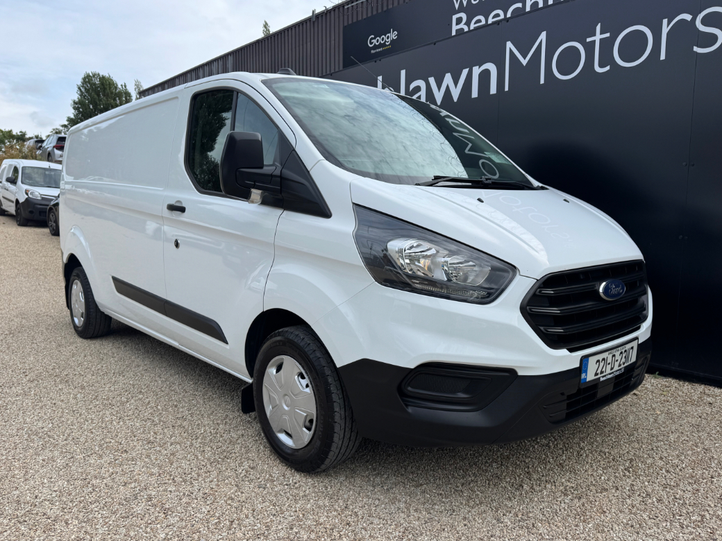 Image for 2022 Ford Transit Custom 2.0 TDCI 105 PS LWB // PRICE EXCL. VAT // 03/27 CVRT // WET BELT/TIMING BELT REPLACED // ONE OWNER // GREAT CONDITION // FULL SERVICE HISTORY // 