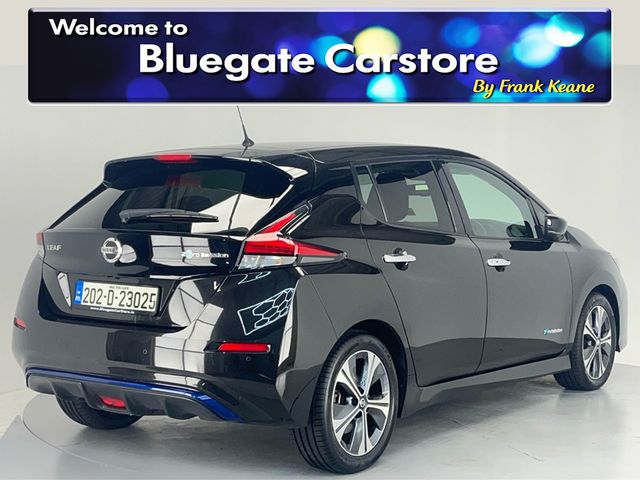 Image for 2020 Nissan Leaf 40kWh TEKNA 5DR** **BOSE SOUNDSYSTEM**FULL BLACK LEATHER INTERIOR**HEATED SEATS**ADAPTIVE CRUSIE CONTROL**360 DEGREE CAMERA**FRONT & REAR PARKING SENSORS**AIR CONDITIONING**HISTORY CHECKED**
