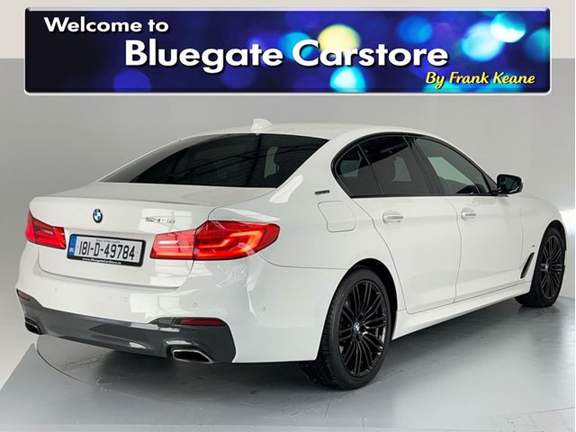 Image for 2018 BMW 5 Series E G30 M SPORT WITH PRO PACK**MULTIFUNCTIONAL STEERING WHEEL**M SPORT ALLOYS**BLACK LEATHER INTERIOR**FRONT HEATED SEATS**DUAL CLIMATE CONTROL**PARKING SENSORS**BLUETOOTH**SATNAV**DRIVE MODES**