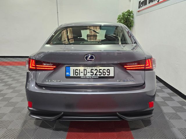 Image for 2016 Lexus IS 300h 2.5 HYBRID EXECUTIVE EDITION AUTOMATIC **LOW MILEAGE / HIGH SPEC / CRUISE CONTROL / FULL BLACK LEATHER / FRONT & REAR PARKING ASSIST / HEATED FRONT SEATS / SAT NAV / FULL SERVICE RECORD**
