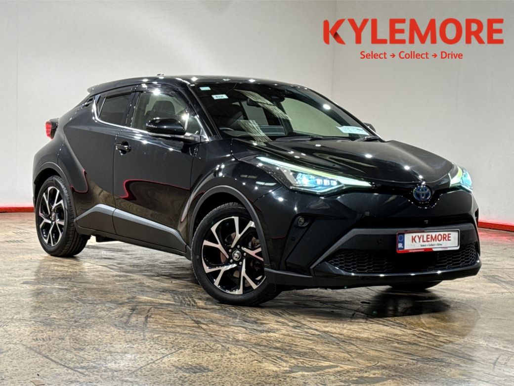 Image for 2021 Toyota C-HR 1.8 HYBRID AUTOMATIC - G SPEC - BLACK/BROWN HALF LEATHER - 18'' UPGRADED FACTORY ALLOYS - CRUISE CONTROL - AUTO HEADLIGHT - REAR CAMERA/PARKING RADAR