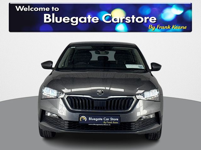 Image for 2022 Skoda Scala : AMBITION 1.0 TSI 95BHP**MULTIFUNCTIONAL STEERING WHEEL**SEMI DIGITAL DASH**DIGITAL MEDIA DISPLAY**PARKING SENSORS**BLACK CLOTH INTERIOR**ISOFIX**FINANCE ARRANGED**