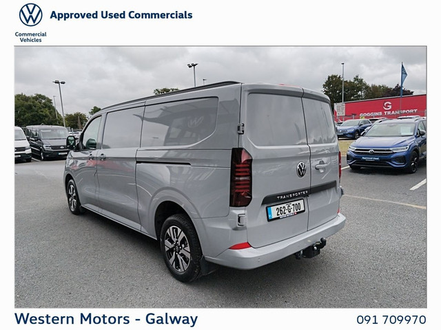 Image for 2026 Volkswagen Transporter Highline LWB 150HP Auto, Black Roof Rails, Air Con, Plylined, 5 Year Warranty & Service.