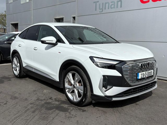 Image for 2023 Audi Q4 e-tron 40 S Line, Sportback, 82kwh, 20" Alloys, Car Play, Electric Tailgate, 1/2 Leather - First Reg in Feb 2023 - Trade in Price €34, 555