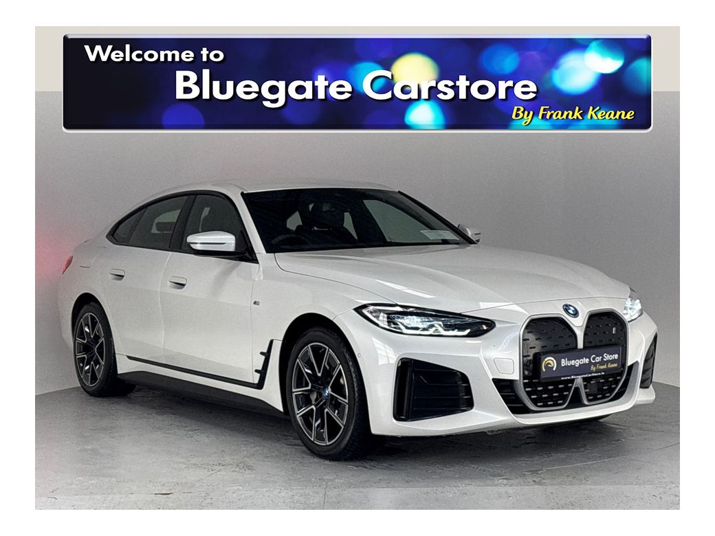 Image for 2022 BMW i4 EDRIVE40 M SPORT**FRONT HEATED SEATS**18 INCH ALLOYS**HALF LEATHER INTERIOR**TOUCH SCREEN INFOTAINMENT**REVERSE CAMERA**PARKING SENSORS**APPLE CARPLAY**ELECTRIC TAILGATE**KEYLESS START**