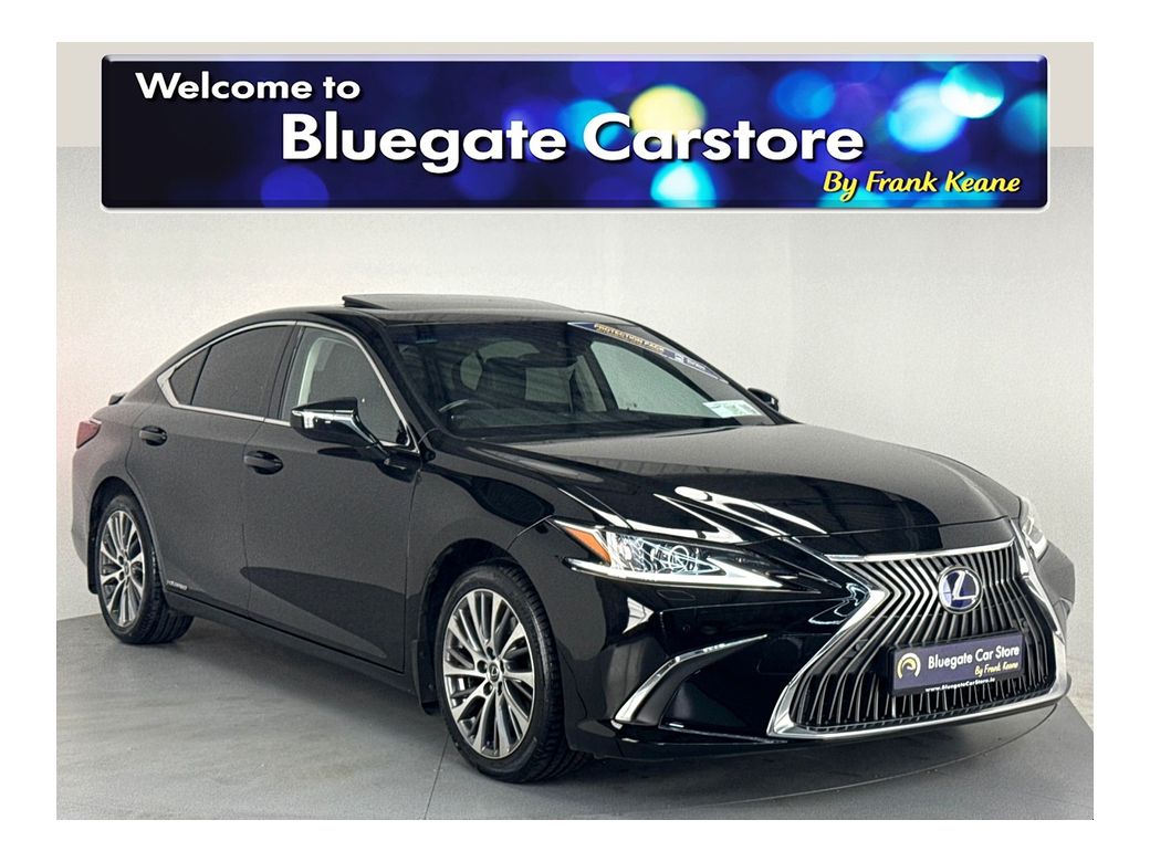 Image for 2021 Lexus ES 300h 2.5 ES 218BHP NEW NCT*BLACK LEATHER INTERIOR*FRONT HEATED SEATS*HEATED STEERING WHEEL*PANORAMIC SUNROOF*REVERSE CAMERA*DUAL CLIMATE CONTROL*DIGITAL MEDIA DISPLAY*SATNAV*18"ALLOYS*KEYLESS START*