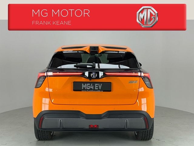 Image for 2025 MG MG4 **VOLCANO ORANGE MG 4 EXCLUSIVE 64 kWh**WLTP RANGE UP TO 435KM**HALF LEATHER INTERIOR**HEATED SEATS & STEERING WHEEL**360 DEGREE CAMERA**ADAPTIVE CRUISE CONTROL