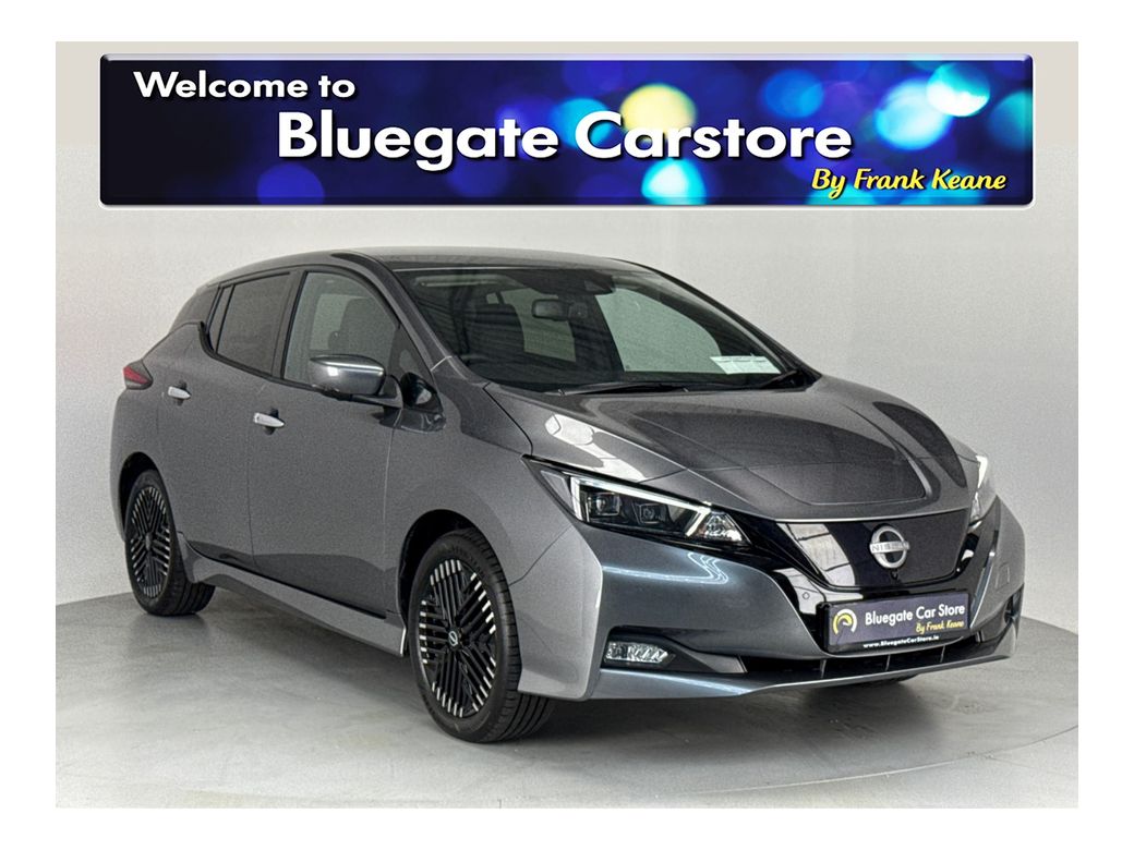 Image for 2024 Nissan Leaf 40kWh TEKNA**HEATED MULTIFUNCTIONAL STEERING WHEEL**BLACK LEATHER INTERIOR**ELECTRIC HANDBRAKE**TOUCH SCREEN MEDIA**SATNAV**REVERSE CAMERA**BLUETOOTH**KEYLESS START**FINANCE AVAILABLE**